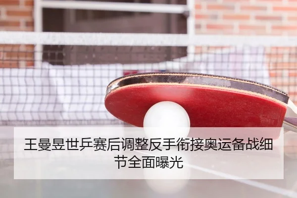 王曼昱世乒赛后调整反手衔接奥运备战细节全面曝光